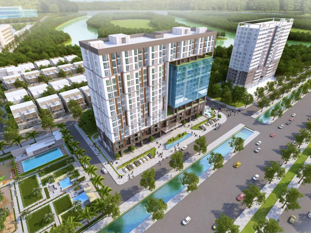 Chung cư cao tầng A.View 2 (Green Residence) thuộc dự án Khu công viện – Trung tâm công cộng và dân cư 13C – Đô thị mới Nam Thành phố